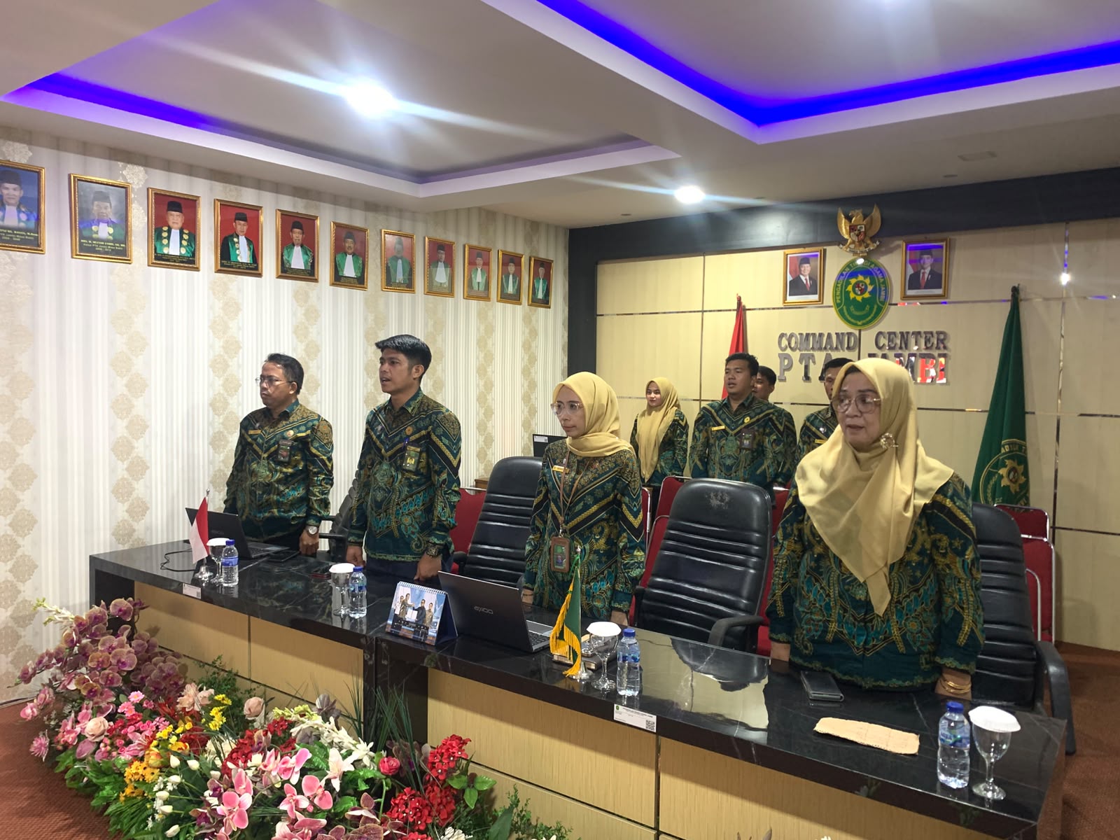Para Kabag beserta Jajaran Kesekretariatan Ikuti Bimbingan Teknis Keprotokolan Secara Daring
