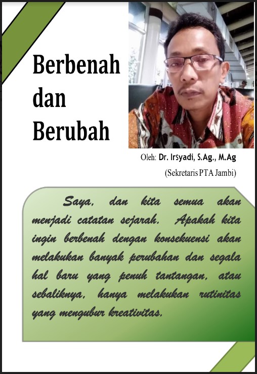 Cover Berbenah dan Berubah