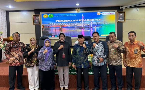 Gelar Pembinaan Kearsipan Wilayah Jambi, Biro Umum Mahkamah Agung Apresiasi PTA Jambi