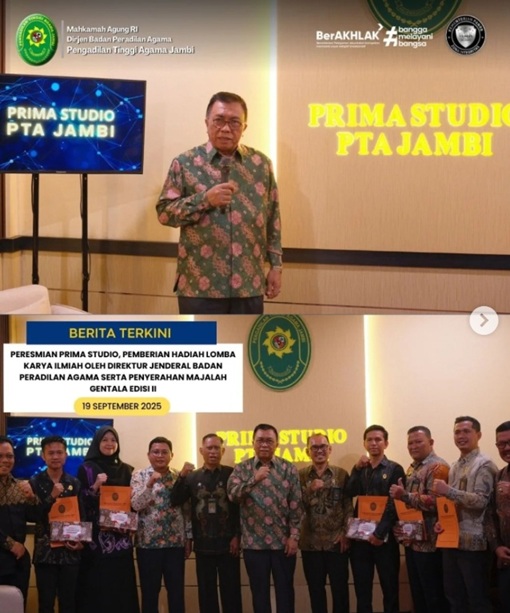 peresminan prima studio
